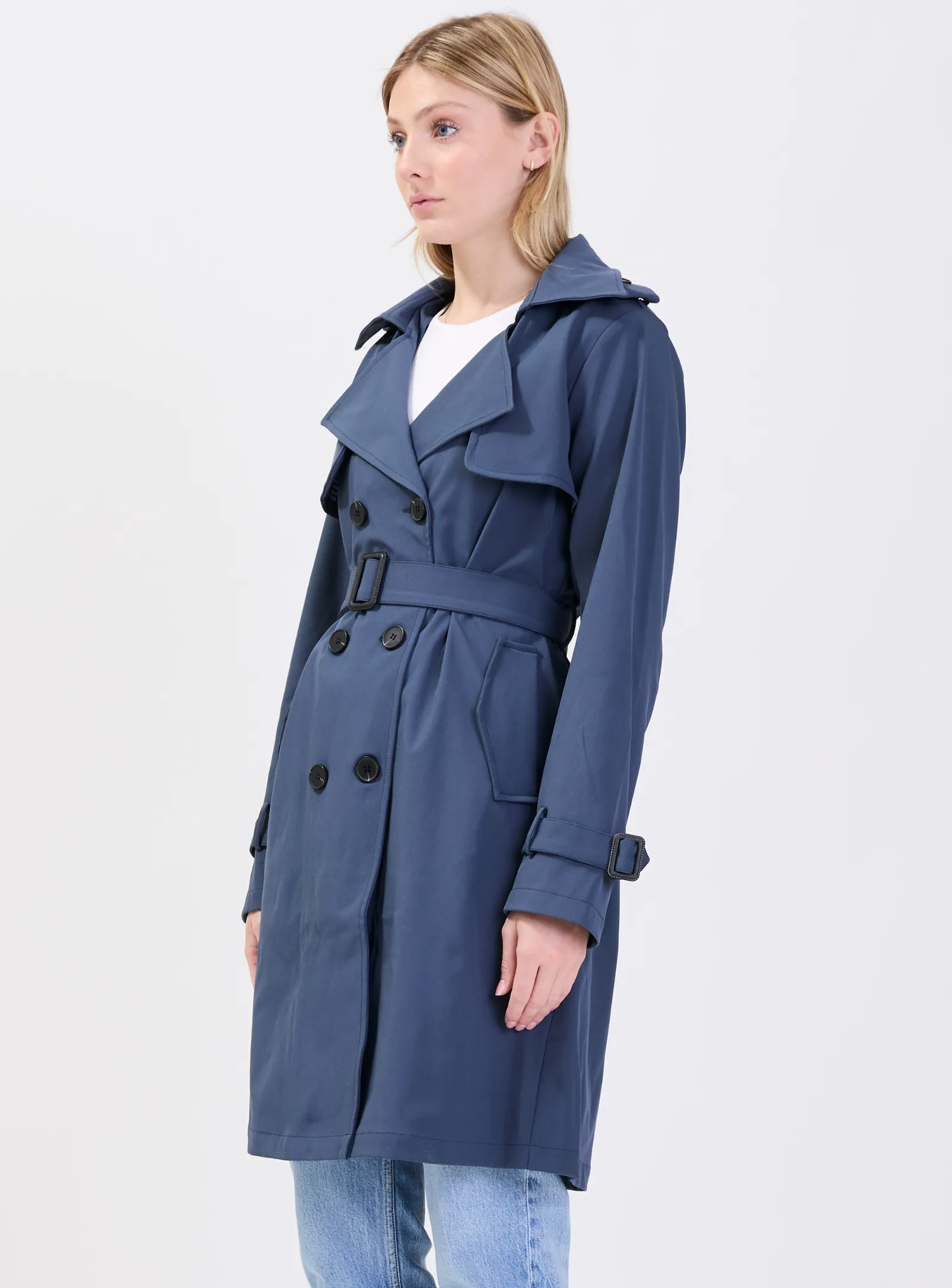 SABRINA | Long belted trench coat || SABRINA | Long trench avec ceinture