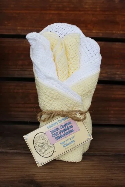 Sale: Cotton Dishcloths 12x12 2-4pk USA Made by Country Cottons DishCLOTH