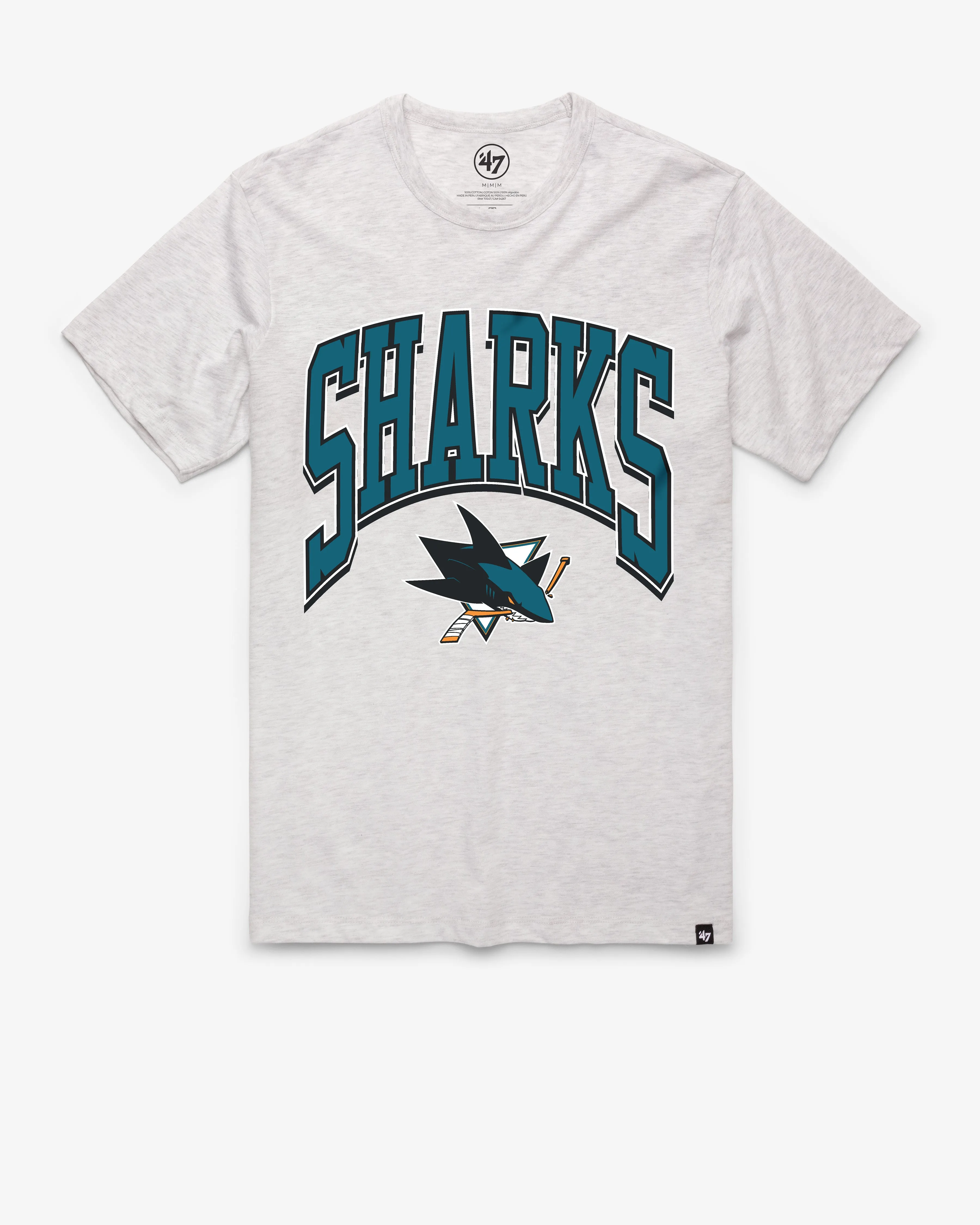 SAN JOSE SHARKS WALK TALL '47 FRANKLIN TEE