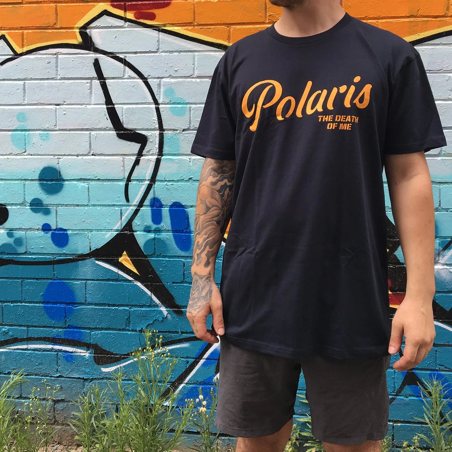 Script Tee (Navy)