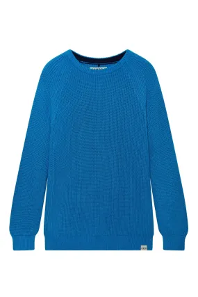 SERGIO - Organic Cotton Jumper French Blue