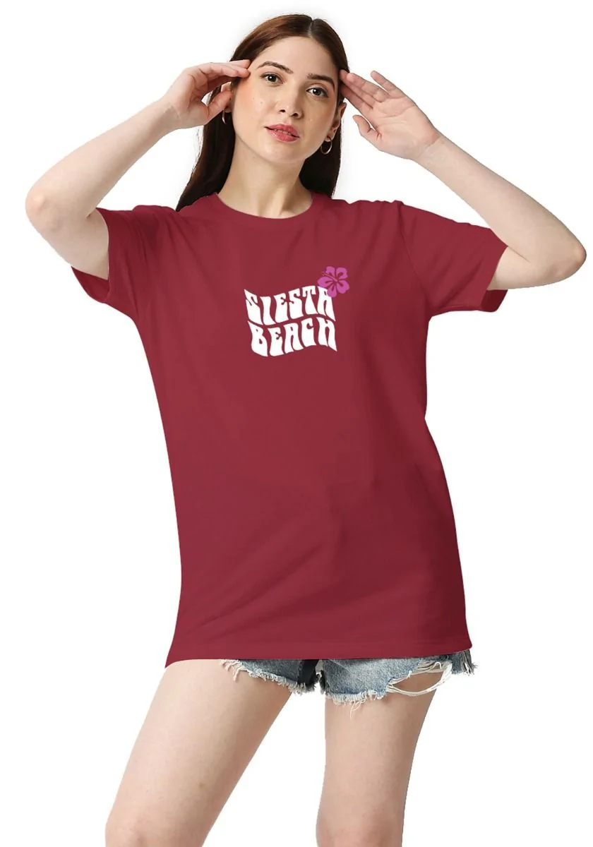 Siesta Beach Women Oversized T-Shirt