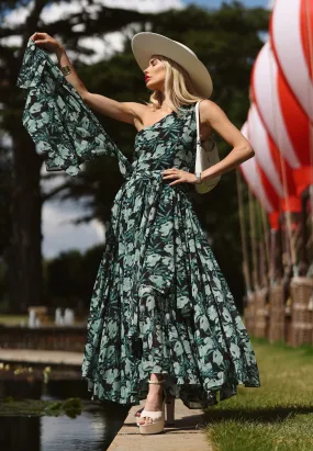 SIGNATURE MAXI DRESS PRIME GREEN