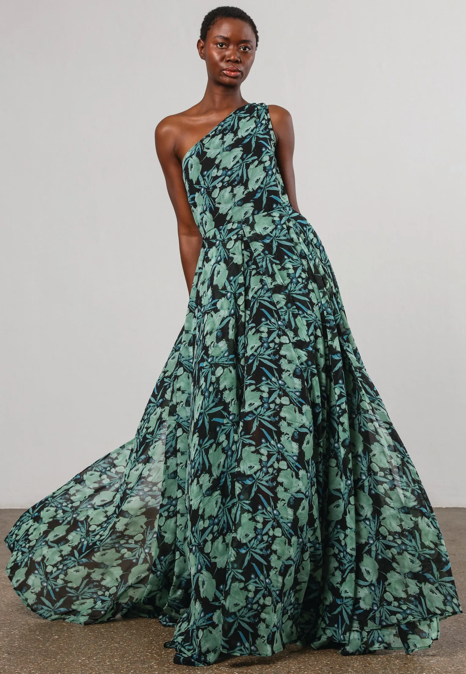 SIGNATURE MAXI DRESS PRIME GREEN