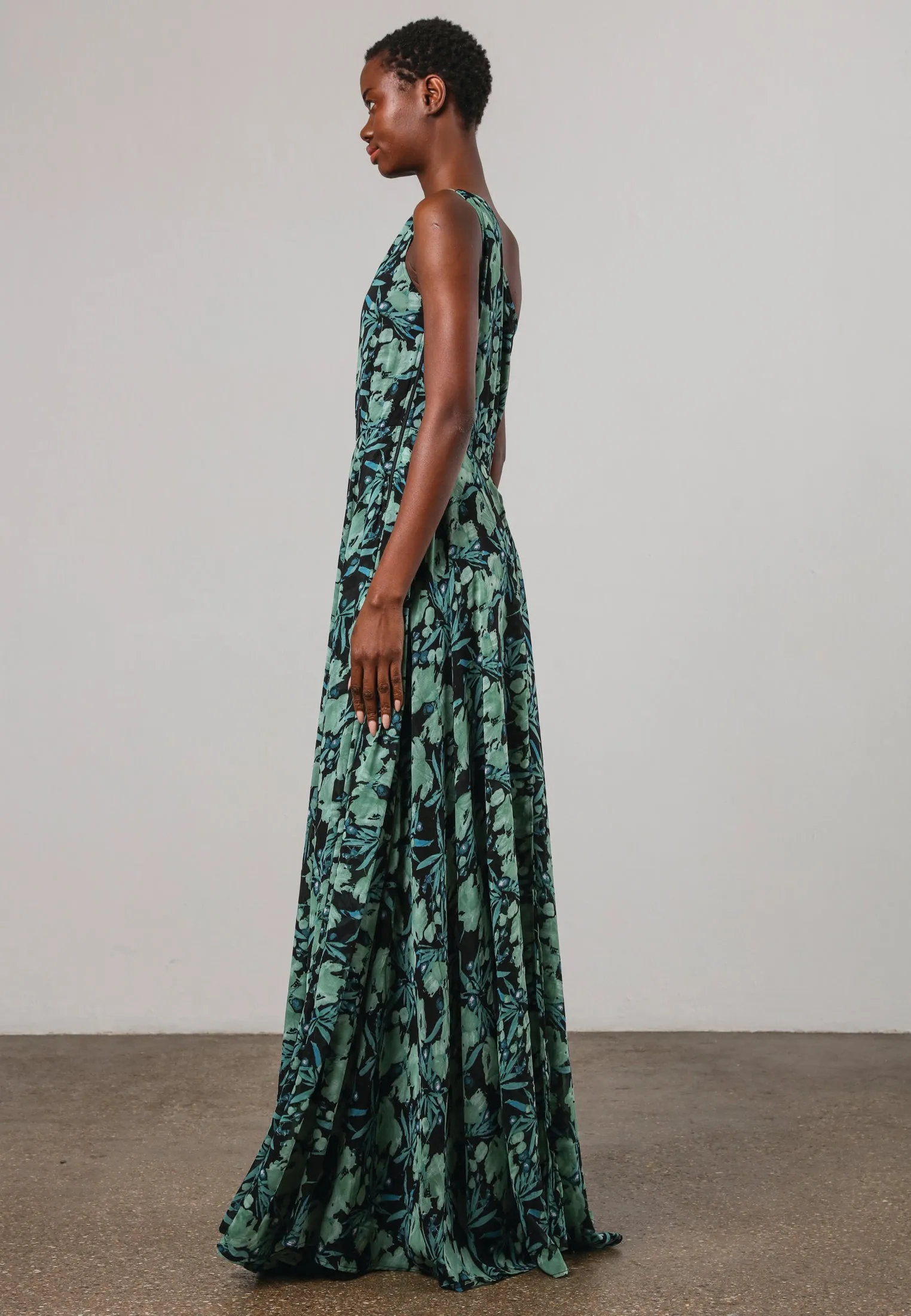 SIGNATURE MAXI DRESS PRIME GREEN