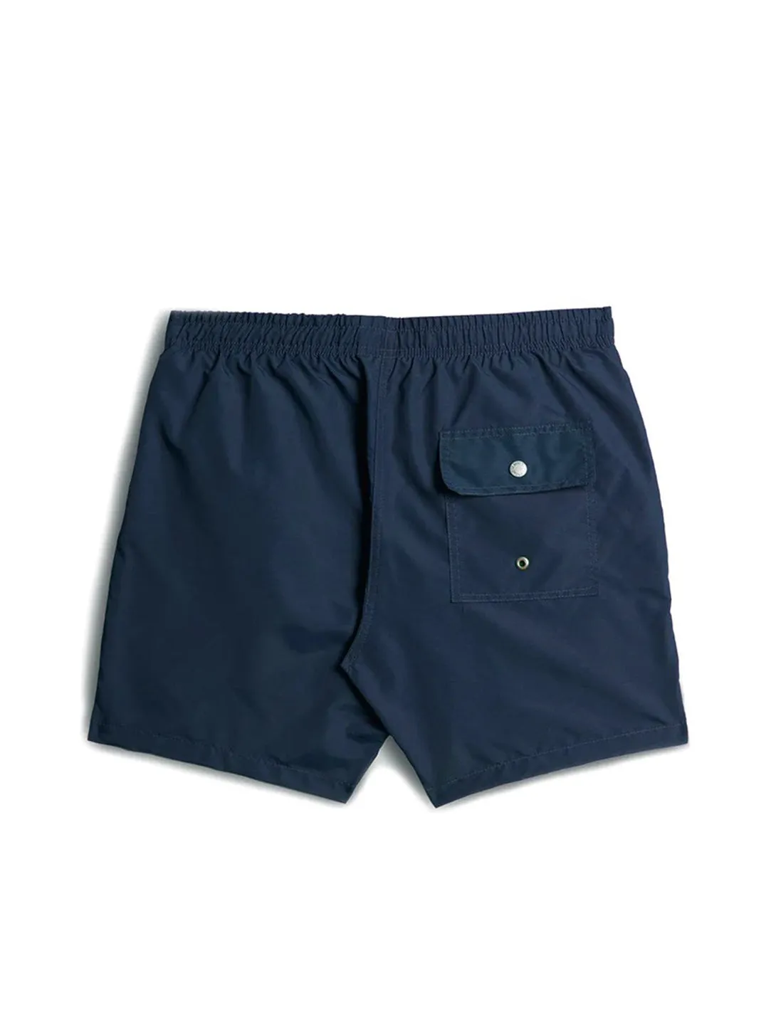 Solid Navy Swim Trunk - Navy