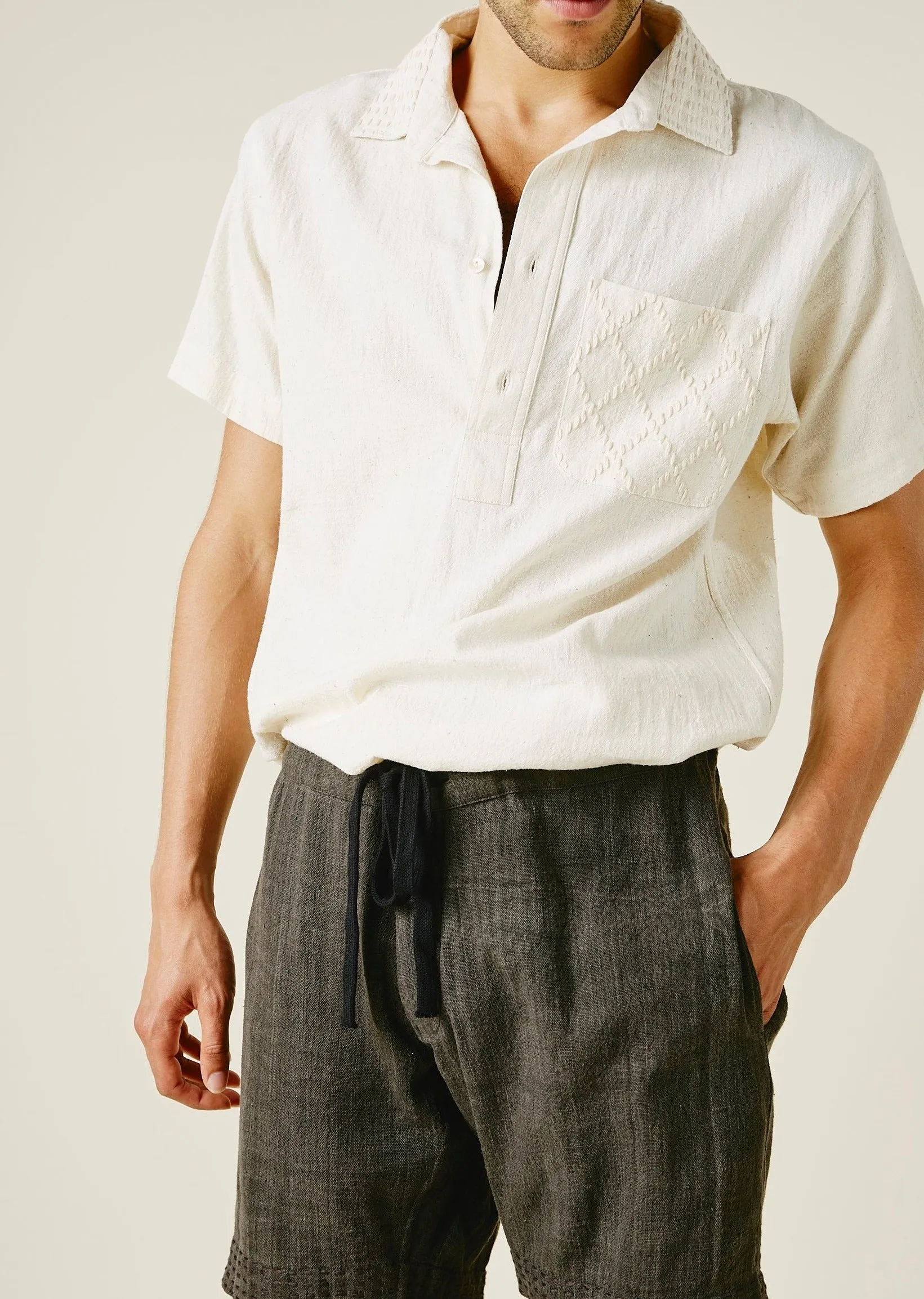 SS CEDAR SHIRT Undyed Kala Cotton