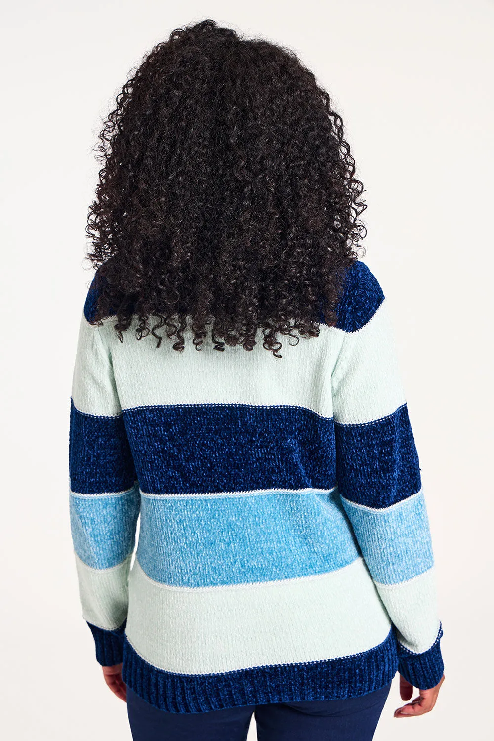 Striped Chenille Jumper