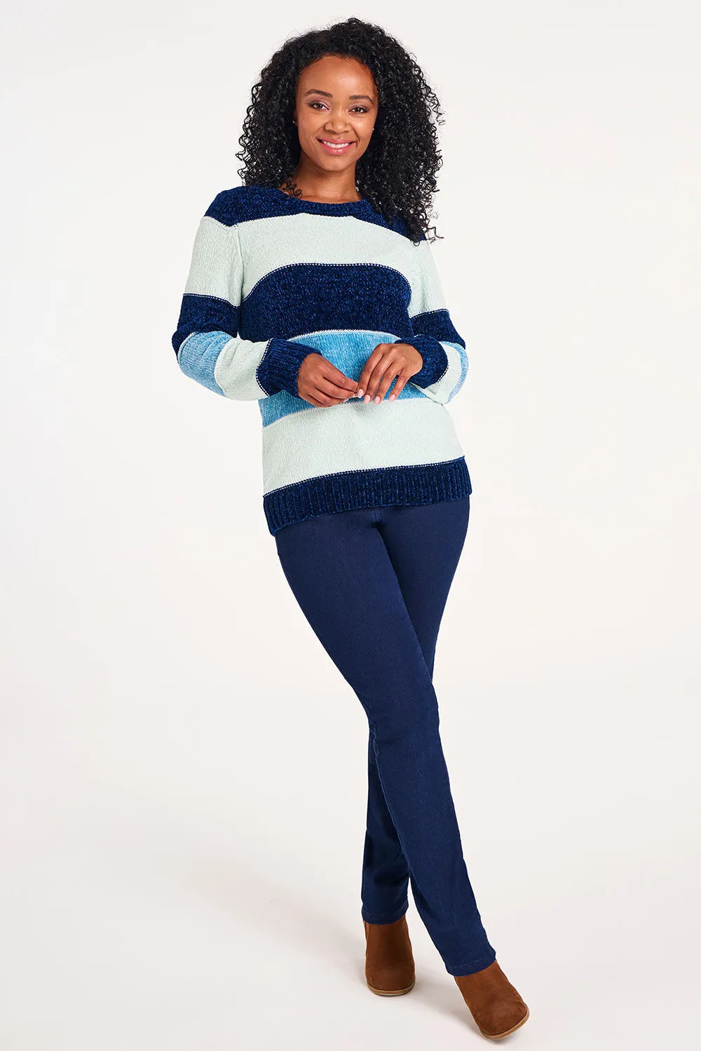 Striped Chenille Jumper