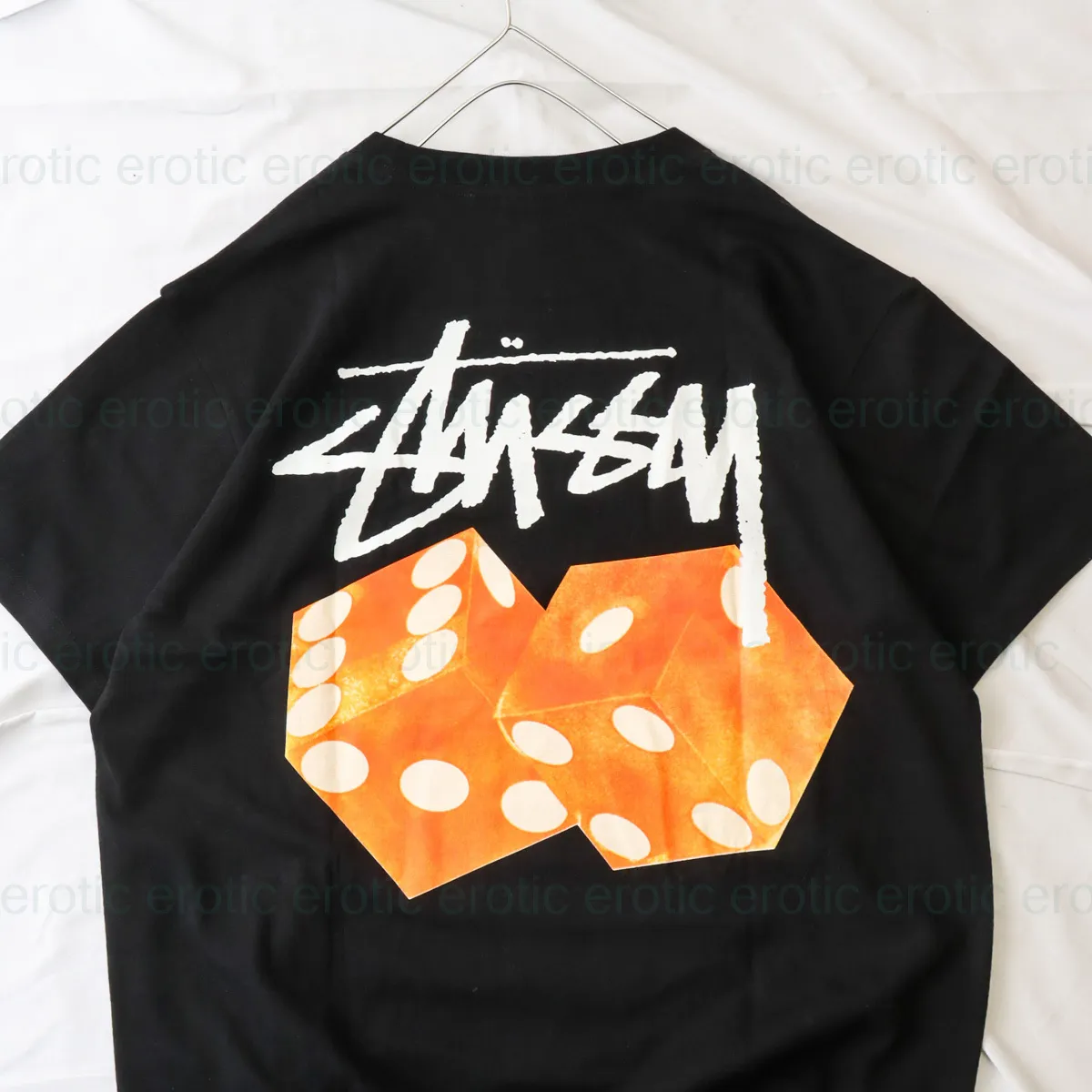 STUSSY  |Crew Neck Unisex Street Style Cotton Short Sleeves Oversized