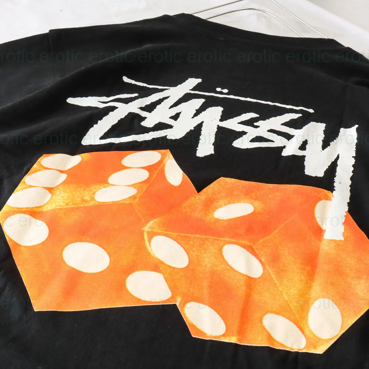 STUSSY  |Crew Neck Unisex Street Style Cotton Short Sleeves Oversized