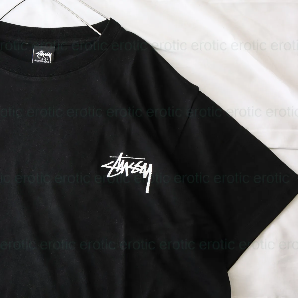 STUSSY  |Crew Neck Unisex Street Style Cotton Short Sleeves Oversized