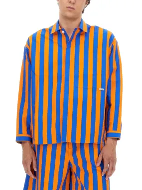 Sunnei Striped Long-Sleeved Shirt