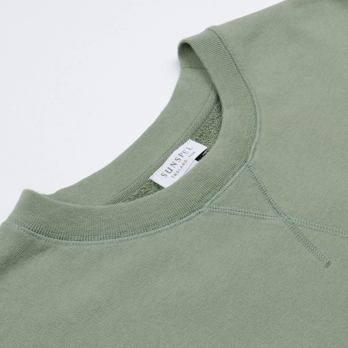 Sunspel - Loopback Sweatshirt - Light Khaki