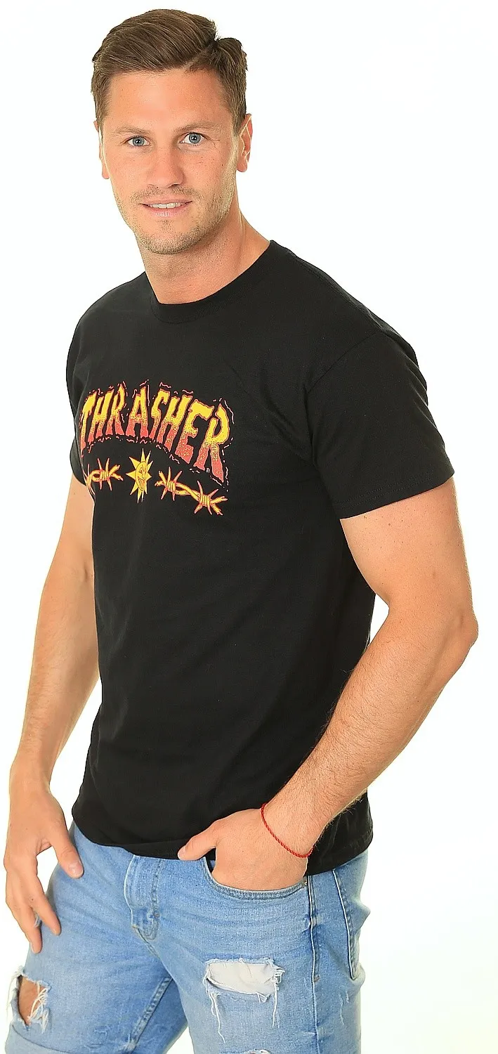 T-Shirt Thrasher Sketch - Black - men´s