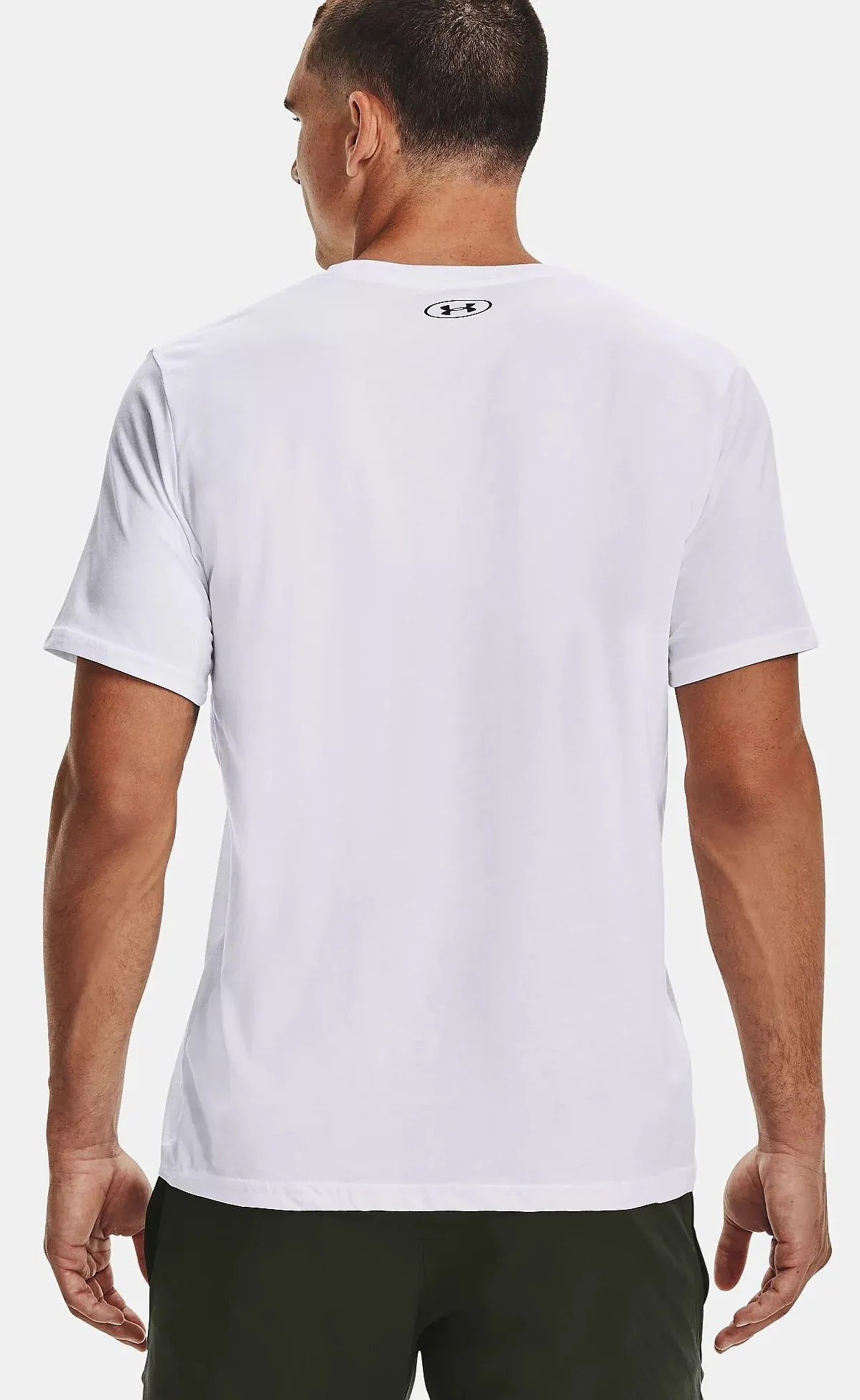 T-Shirt Under Armour GL Foundation - 100/White/Black - men´s