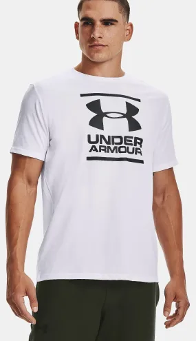 T-Shirt Under Armour GL Foundation - 100/White/Black - men´s