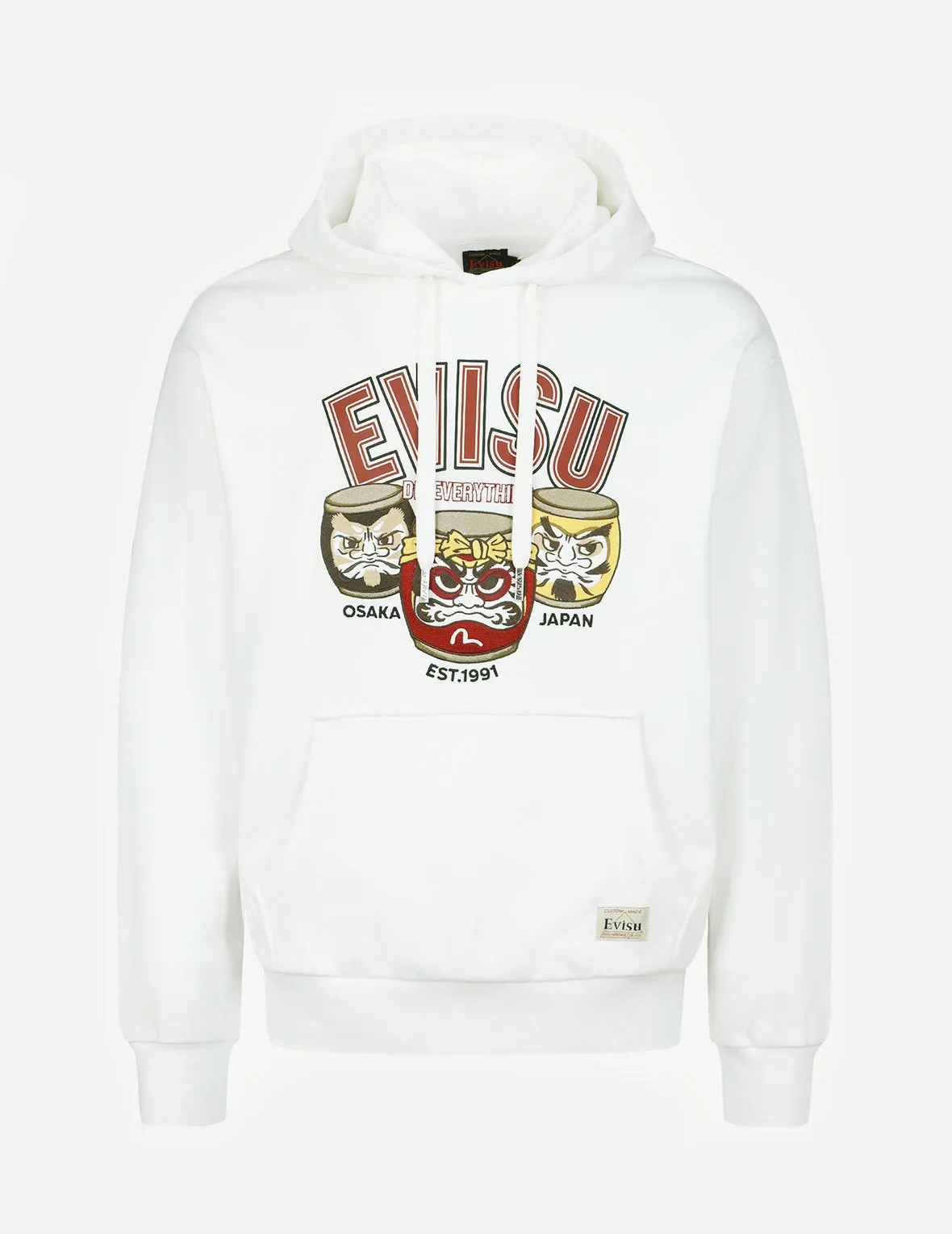 Taiko Daruma Print Hooded Sweatshirt