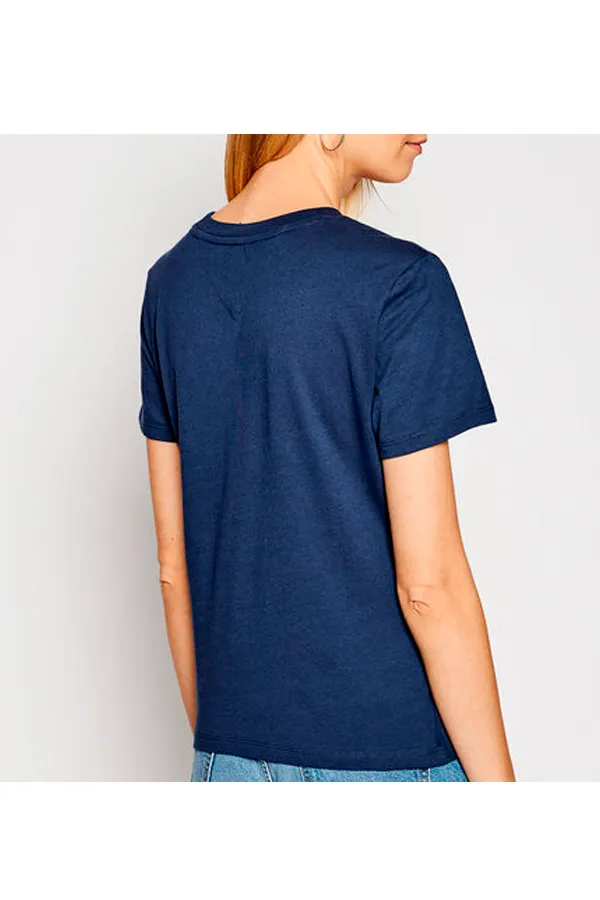 Tommy Hilfiger Women Regular Logo Tee Navy