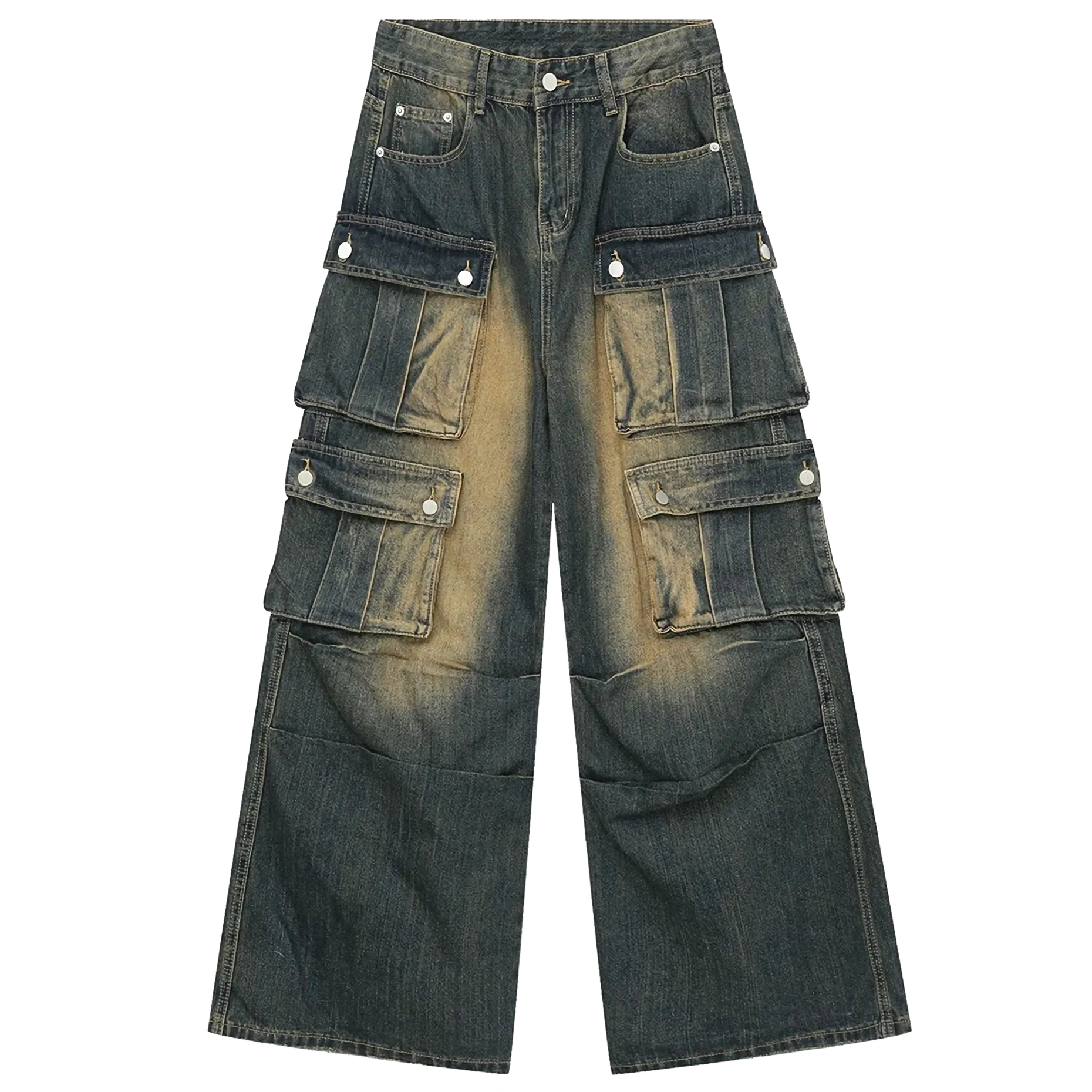 'Trove' Baggy Denim Cargo Jeans