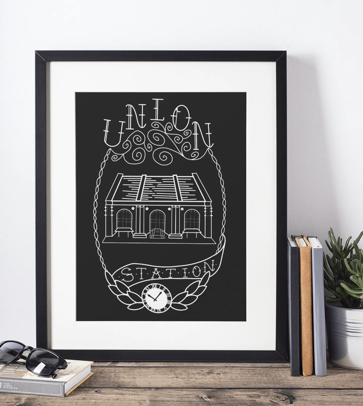 Union Station Art Print - 8x10