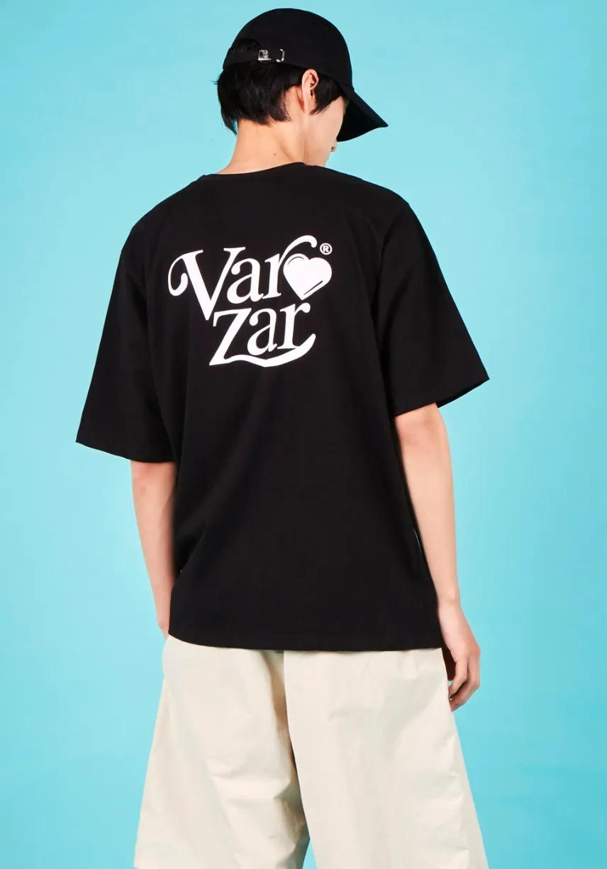 VARZAR  |Unisex Street Style U-Neck Cotton Short Sleeves Oversized