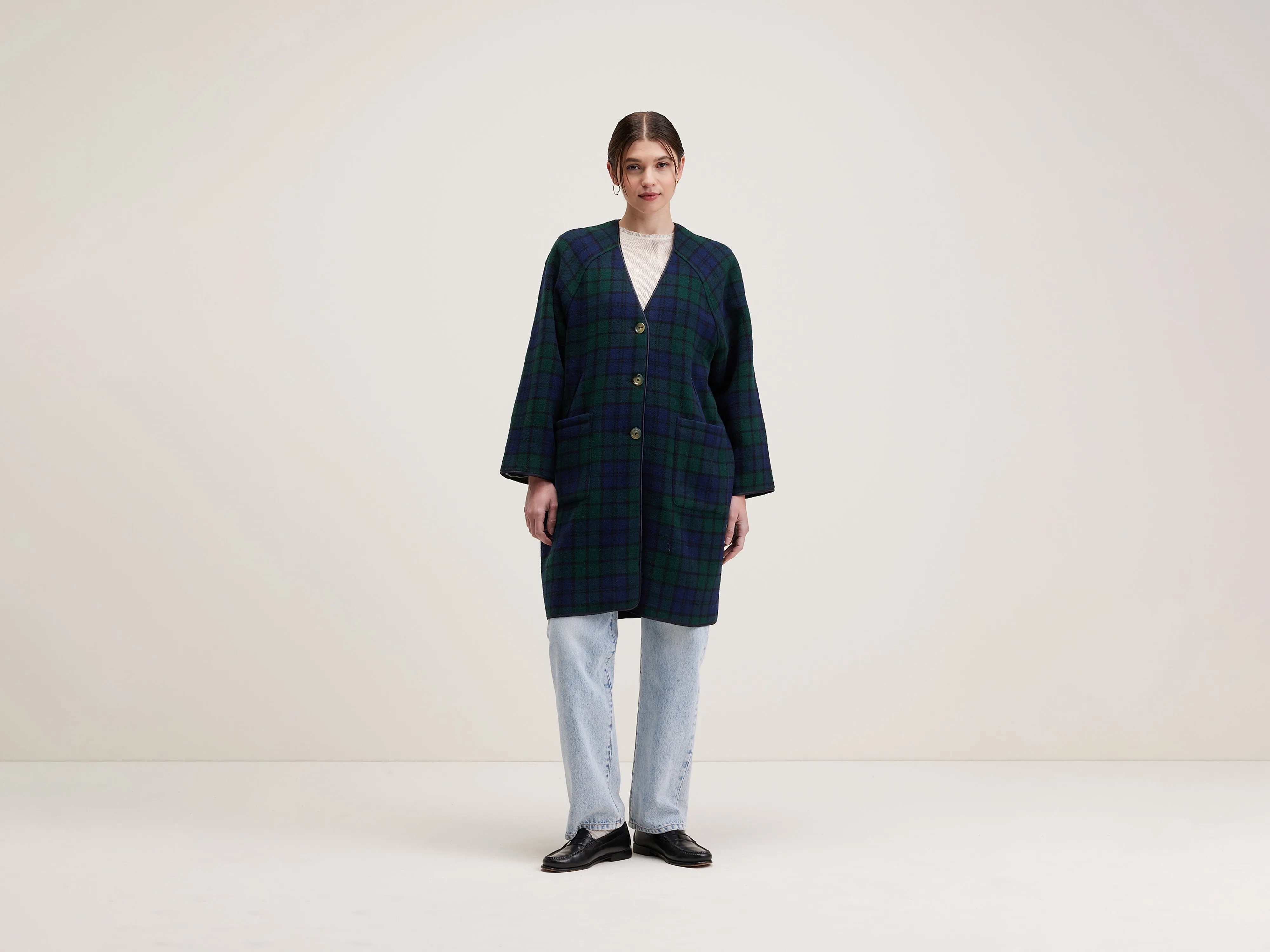 VENDEE COAT (242 / W / CHECK A)