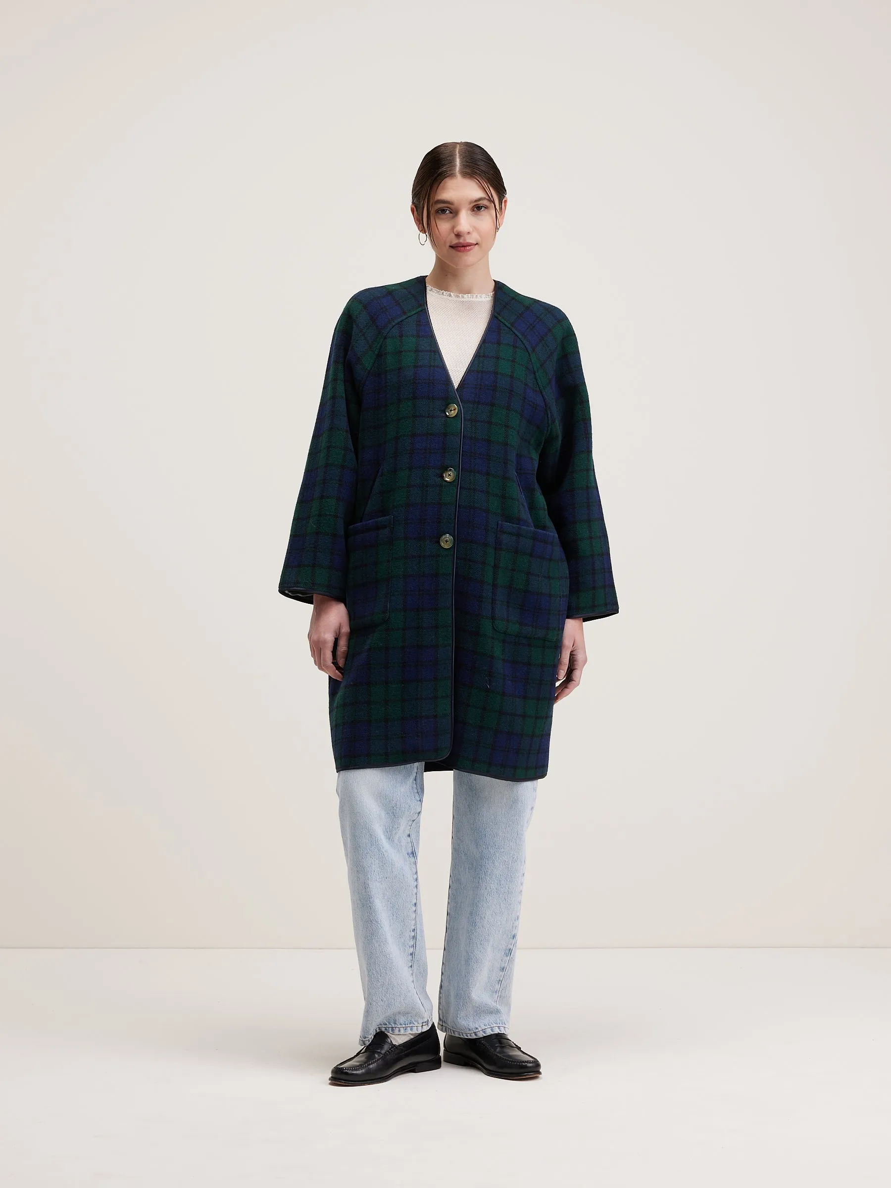 VENDEE COAT (242 / W / CHECK A)