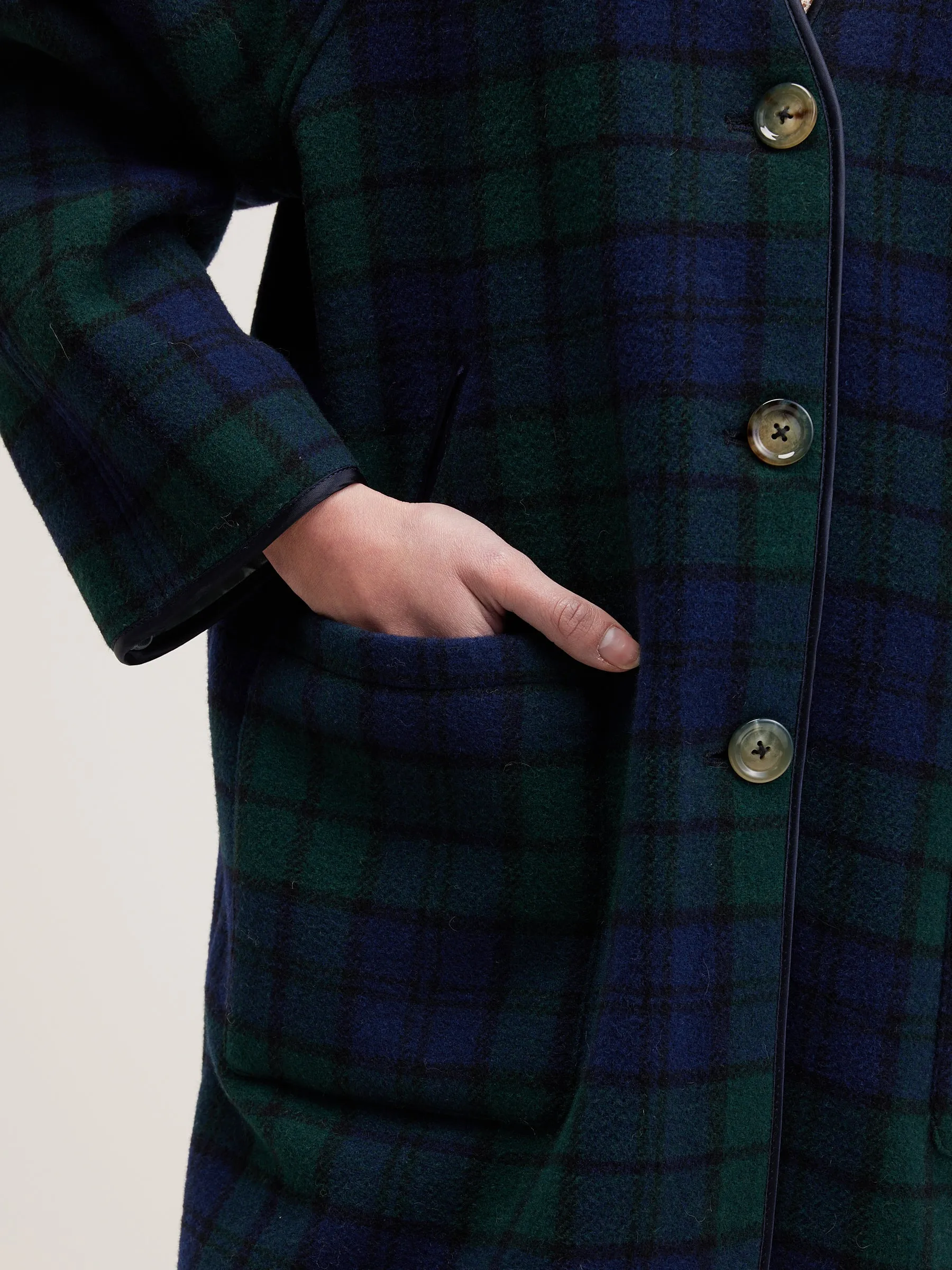 VENDEE COAT (242 / W / CHECK A)