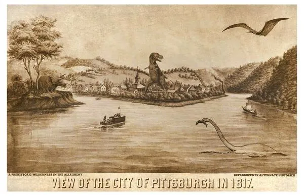 View of the City of Pittsburgh in 1817 Print (11 x 17)