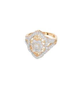 Vintage Diamond Angel Eyes Ring