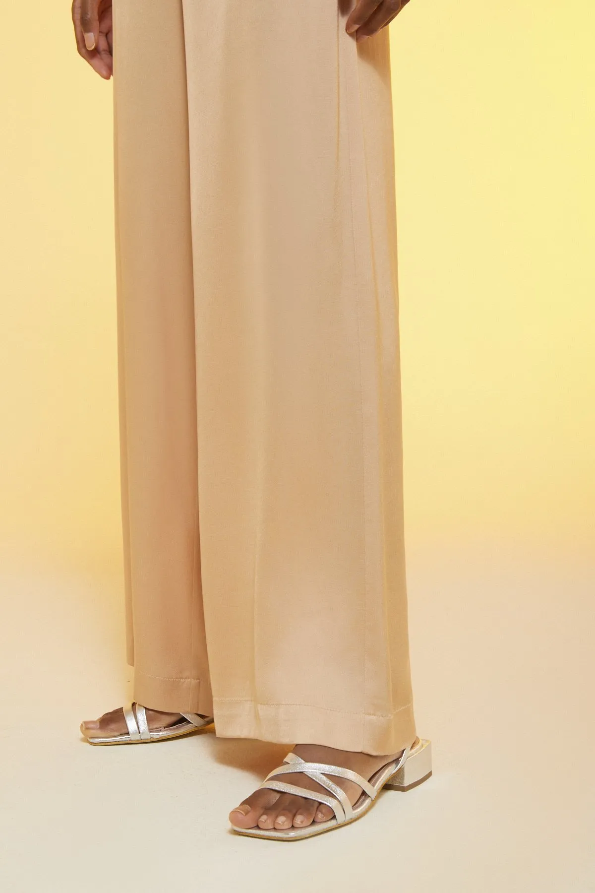 Viscose palazzo trousers