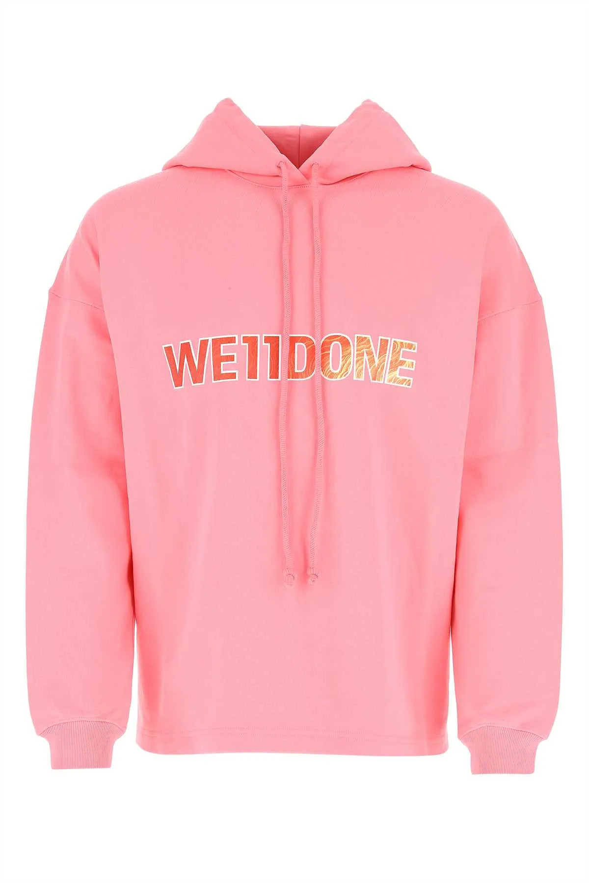 We11 Done Pink Cotton Sweatshirt