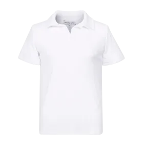 White Riviera Terry Polo