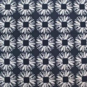 Wide Width Cotton Poplin - Bursting - Dark Navy