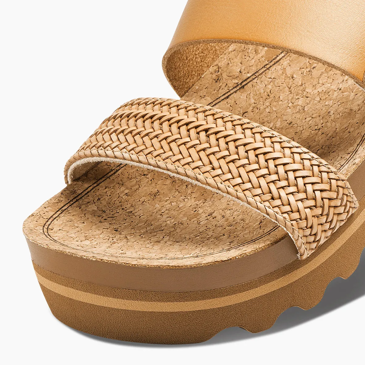 Womens Cushion Vista Hi - Natural Braid