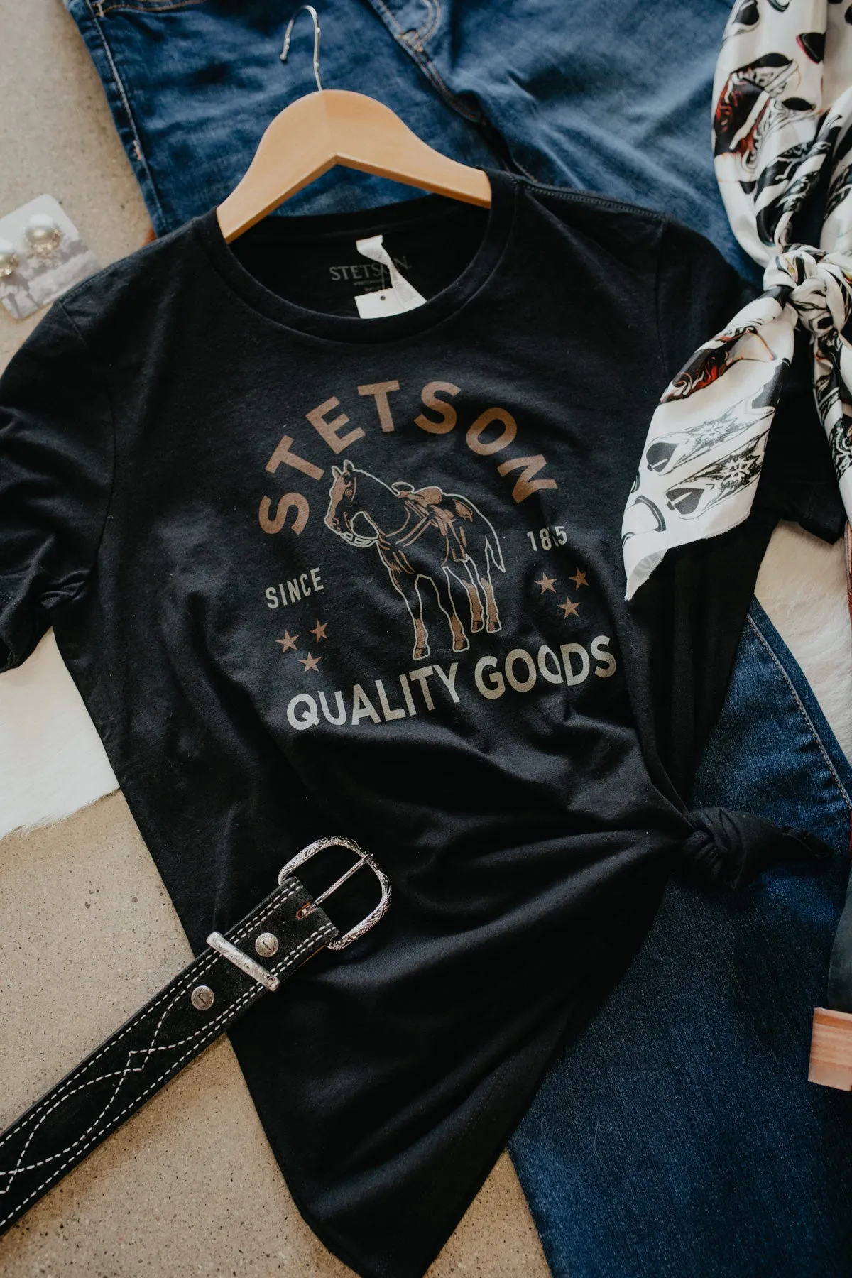 Women's 'Quality Goods' Stetson T-Shirt (XS - XL)