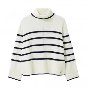 Womens Wide Sleeve Roll Neck Jumper