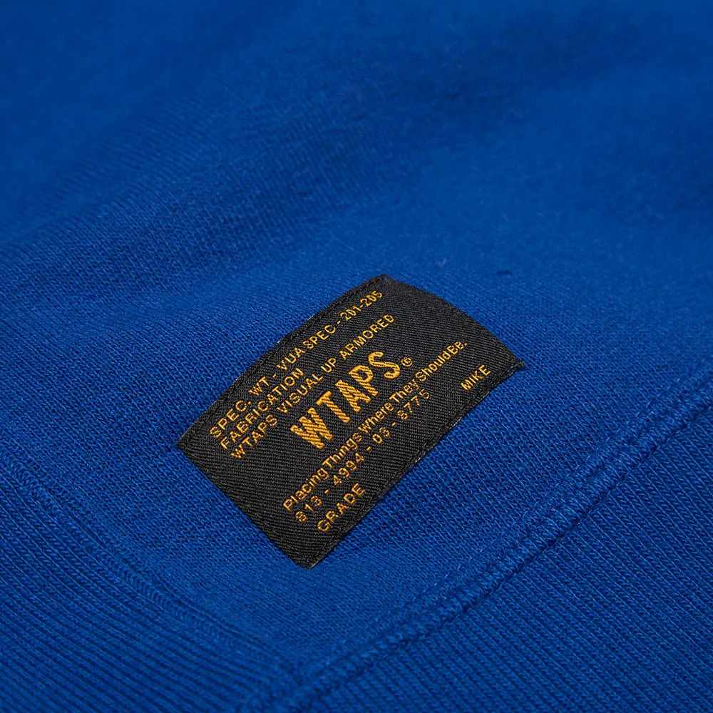 WTAPS Design 03 Cotton Crew Neck SweatBlue