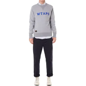 WTAPS Design 03 Cotton Crew Neck SweatGrey