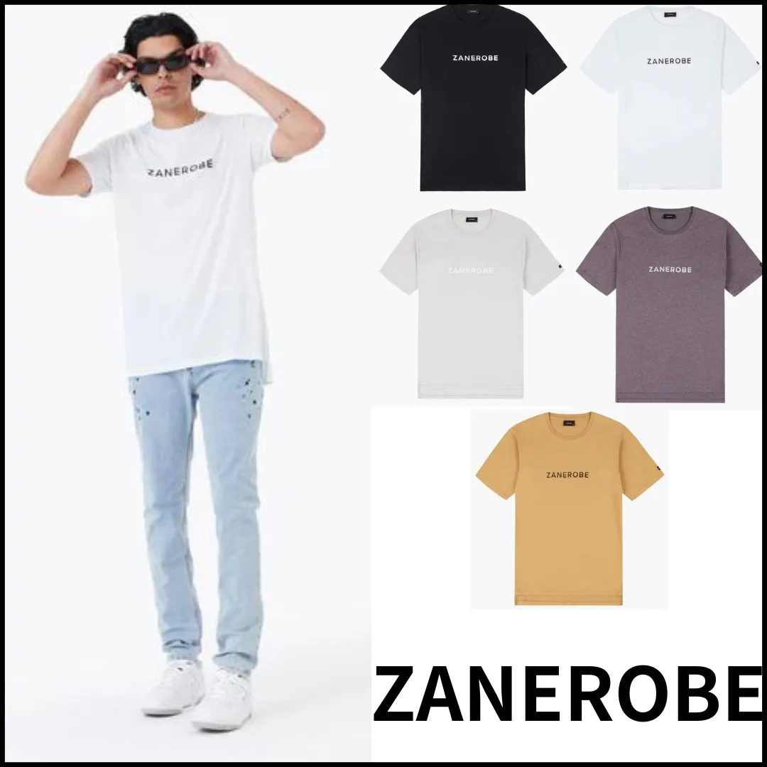 ZANEROBE  |Unisex Street Style Plain Cotton Short Sleeves Oversized