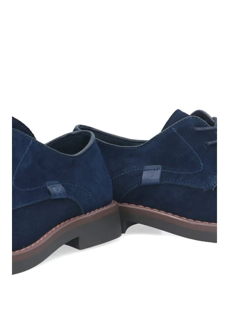 ZAPATOS SERRAJE CON DETALLE ETIKA AZUL PLANO HOMBRE METZ