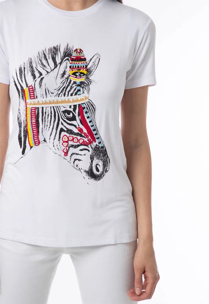 Zebra Print Tee