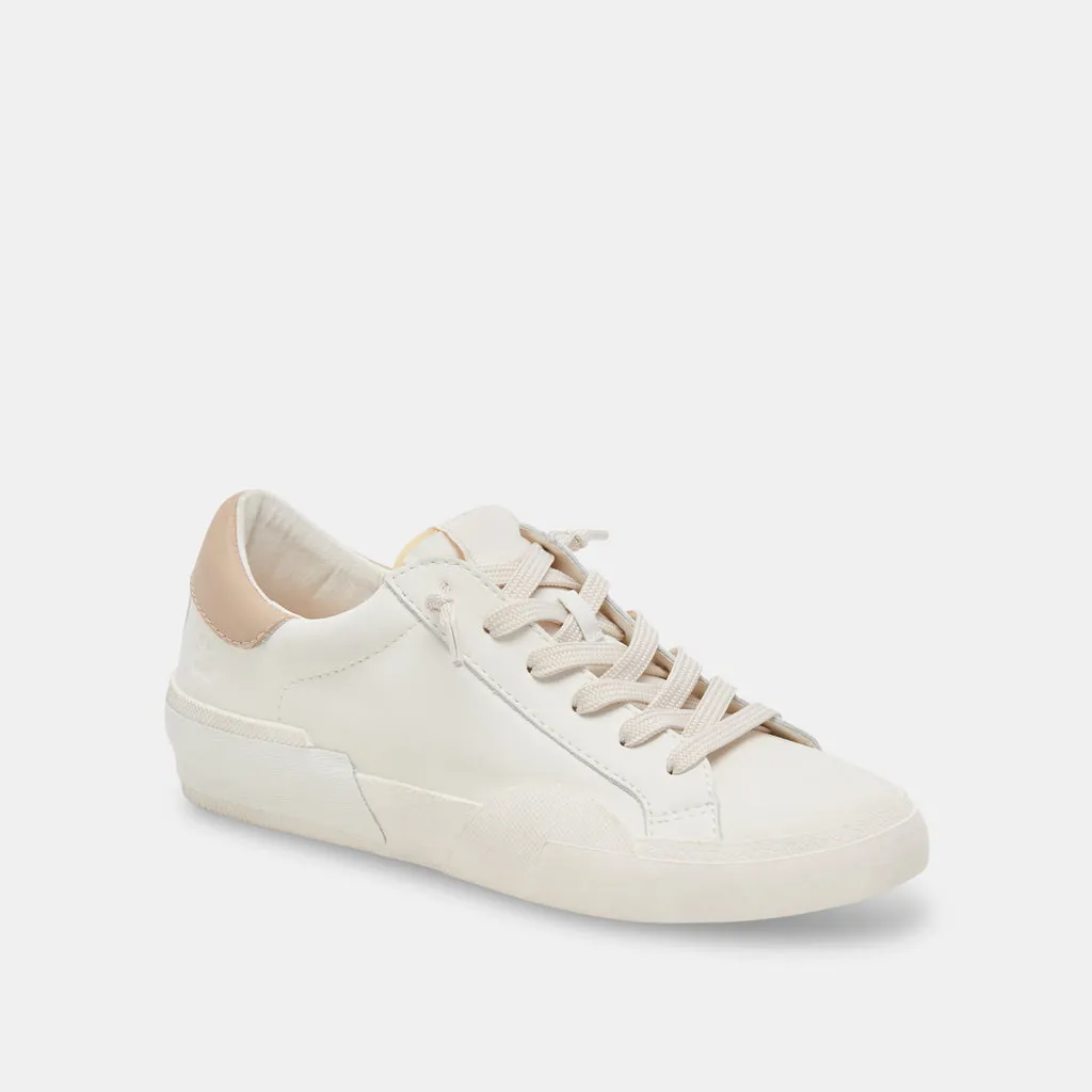 ZINA FOAM 360 SNEAKERS WHITE DUNE RECYCLED LEATHER– Dolce Vita 6962227478594