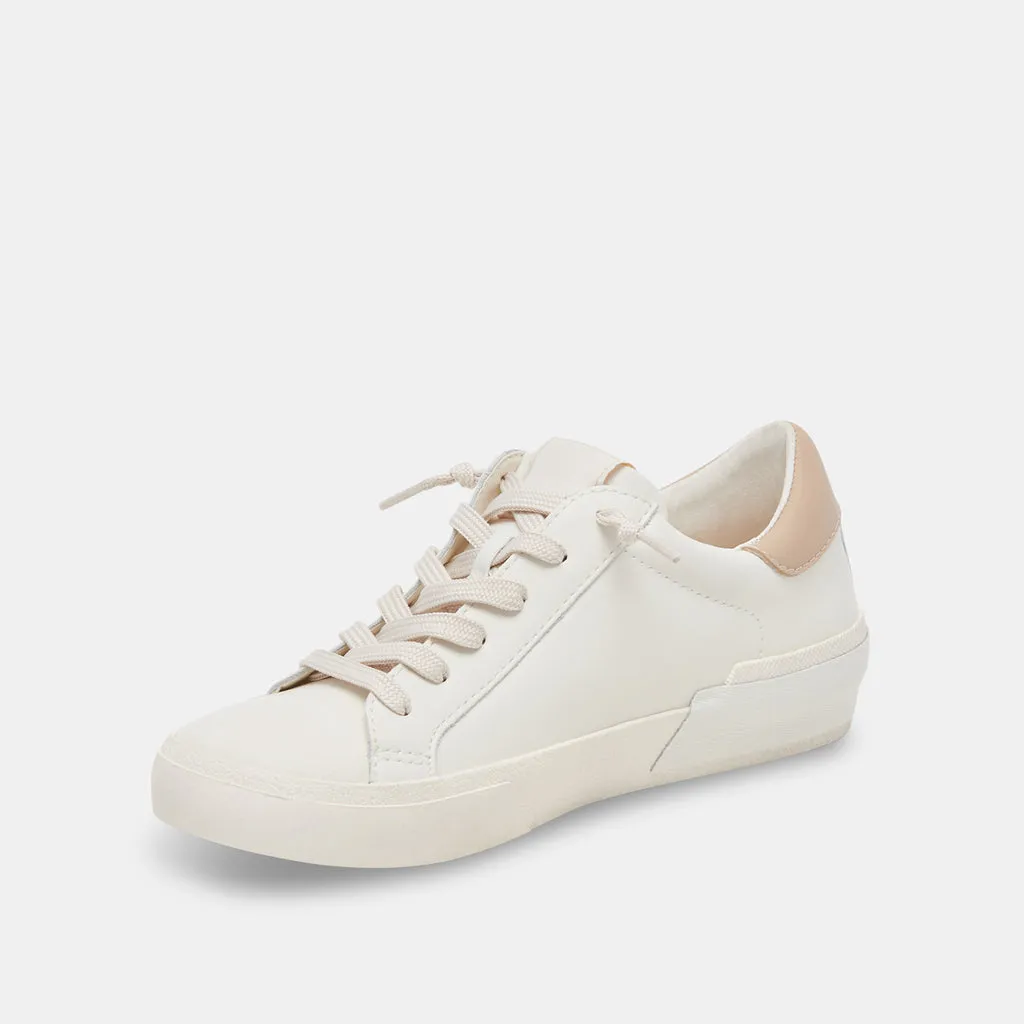 ZINA FOAM 360 SNEAKERS WHITE DUNE RECYCLED LEATHER– Dolce Vita 6962227478594